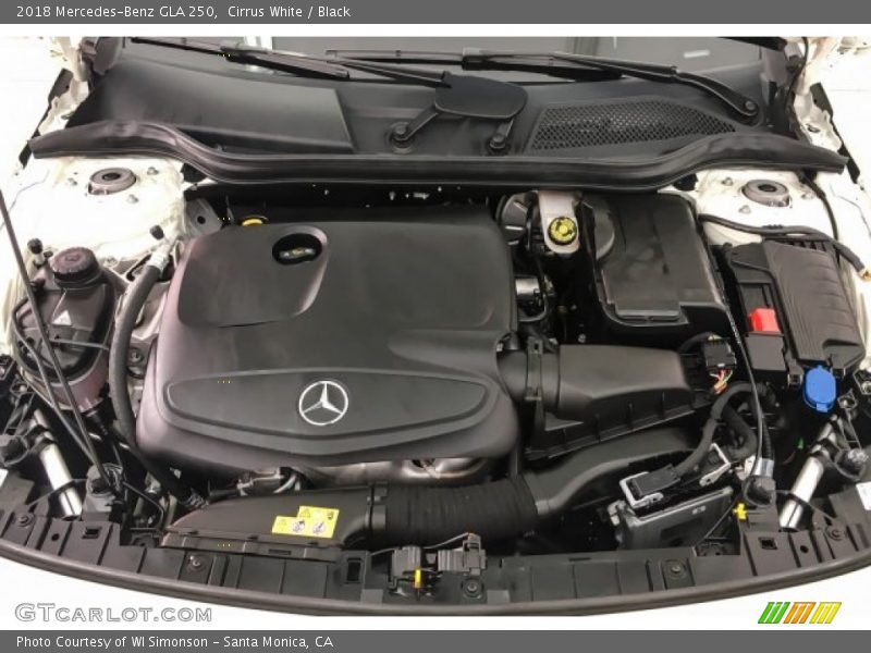 Cirrus White / Black 2018 Mercedes-Benz GLA 250