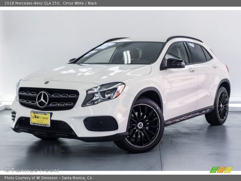 Cirrus White / Black 2018 Mercedes-Benz GLA 250