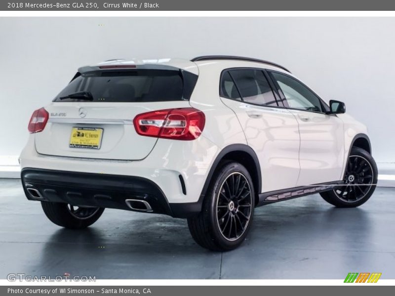 Cirrus White / Black 2018 Mercedes-Benz GLA 250