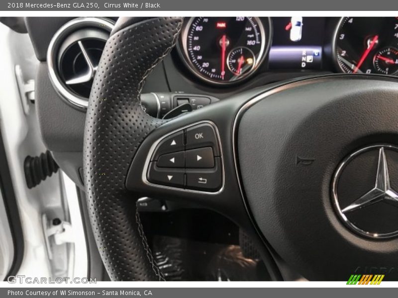 Cirrus White / Black 2018 Mercedes-Benz GLA 250