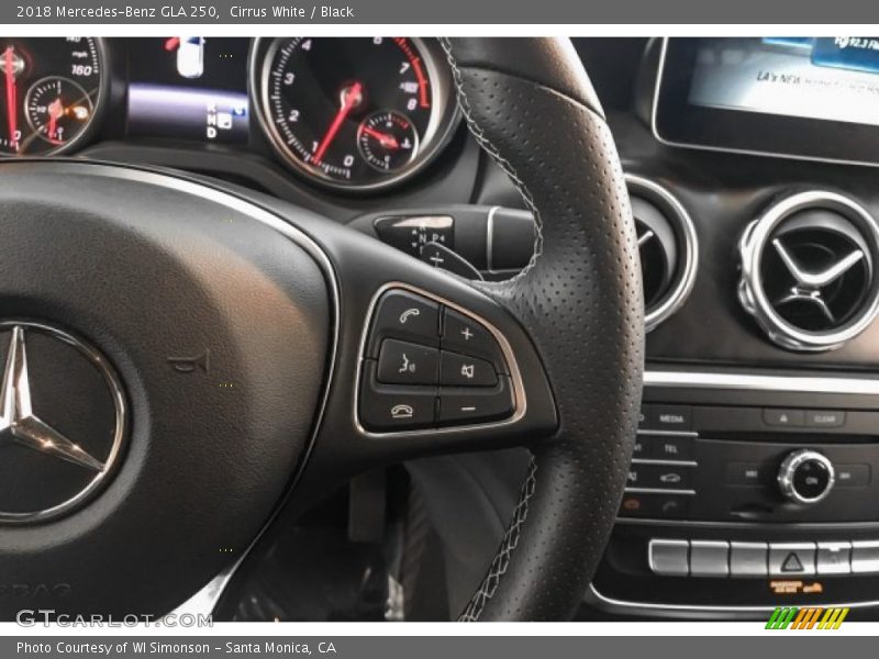 Cirrus White / Black 2018 Mercedes-Benz GLA 250