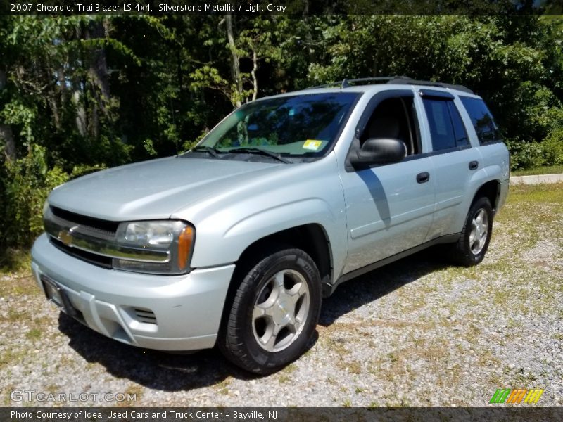 Silverstone Metallic / Light Gray 2007 Chevrolet TrailBlazer LS 4x4