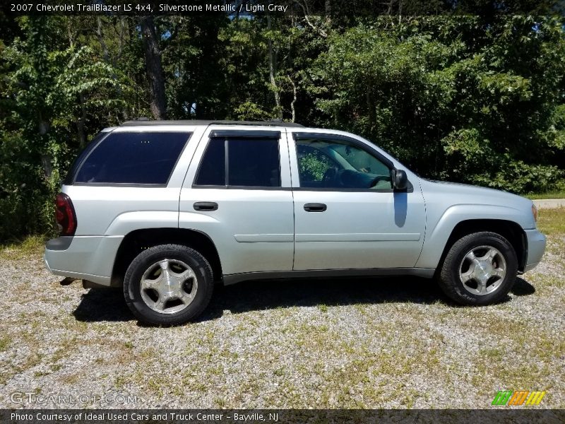 Silverstone Metallic / Light Gray 2007 Chevrolet TrailBlazer LS 4x4