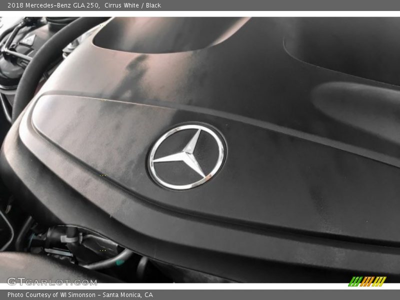 Cirrus White / Black 2018 Mercedes-Benz GLA 250