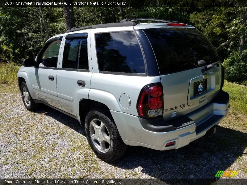 Silverstone Metallic / Light Gray 2007 Chevrolet TrailBlazer LS 4x4