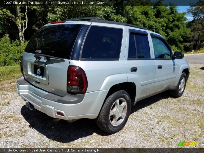 Silverstone Metallic / Light Gray 2007 Chevrolet TrailBlazer LS 4x4