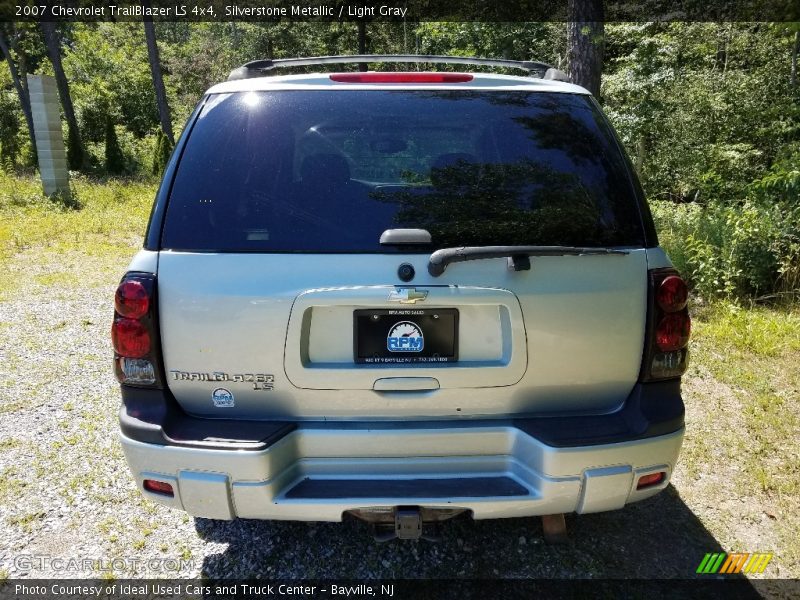 Silverstone Metallic / Light Gray 2007 Chevrolet TrailBlazer LS 4x4