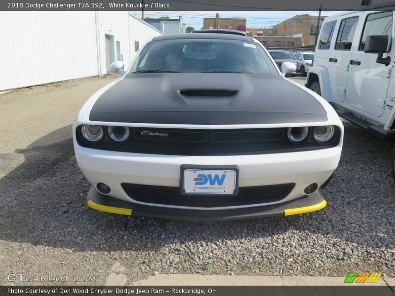 White Knuckle / Black 2018 Dodge Challenger T/A 392