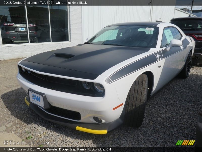 White Knuckle / Black 2018 Dodge Challenger T/A 392