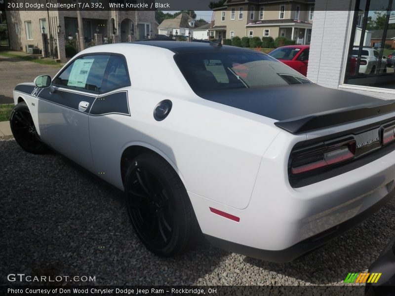 White Knuckle / Black 2018 Dodge Challenger T/A 392