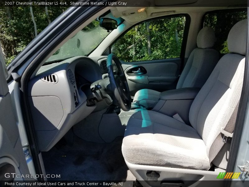 Silverstone Metallic / Light Gray 2007 Chevrolet TrailBlazer LS 4x4