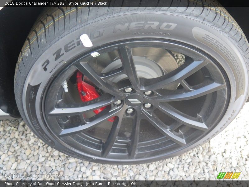 White Knuckle / Black 2018 Dodge Challenger T/A 392
