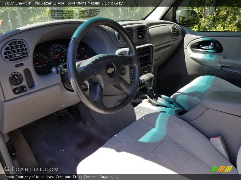 Silverstone Metallic / Light Gray 2007 Chevrolet TrailBlazer LS 4x4