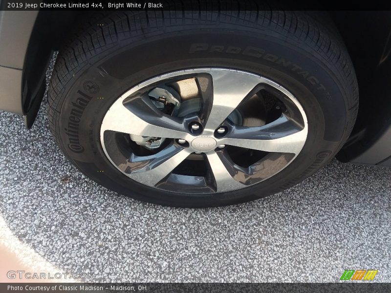 Bright White / Black 2019 Jeep Cherokee Limited 4x4