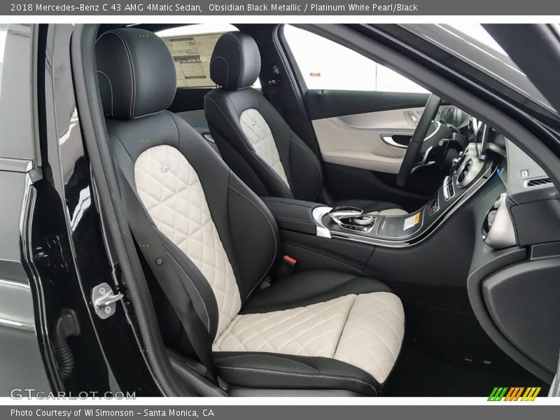  2018 C 43 AMG 4Matic Sedan Platinum White Pearl/Black Interior