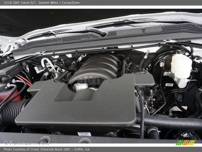 Summit White / Cocoa/Dune 2018 GMC Yukon SLT