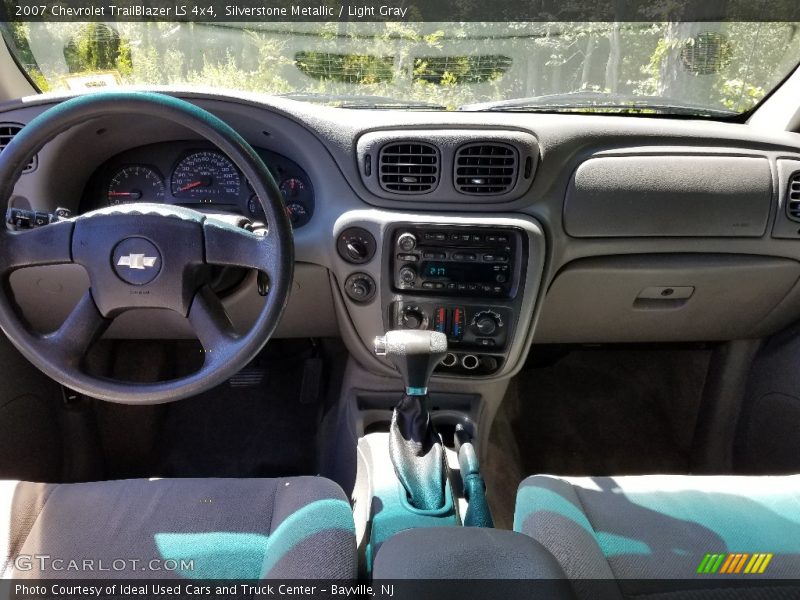 Silverstone Metallic / Light Gray 2007 Chevrolet TrailBlazer LS 4x4