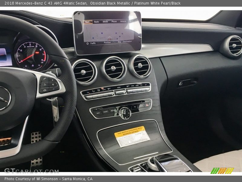 Dashboard of 2018 C 43 AMG 4Matic Sedan