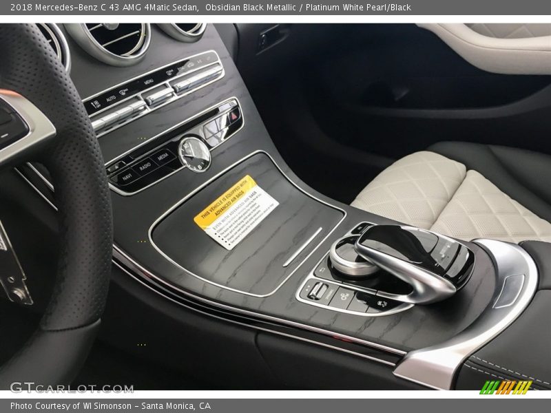 Controls of 2018 C 43 AMG 4Matic Sedan