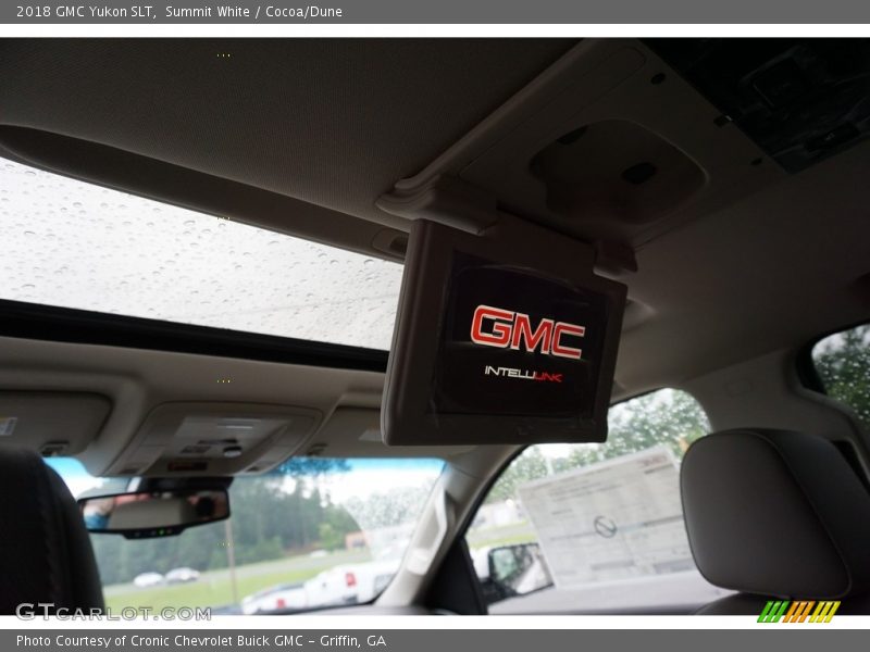 Summit White / Cocoa/Dune 2018 GMC Yukon SLT