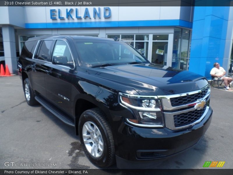 Black / Jet Black 2018 Chevrolet Suburban LS 4WD
