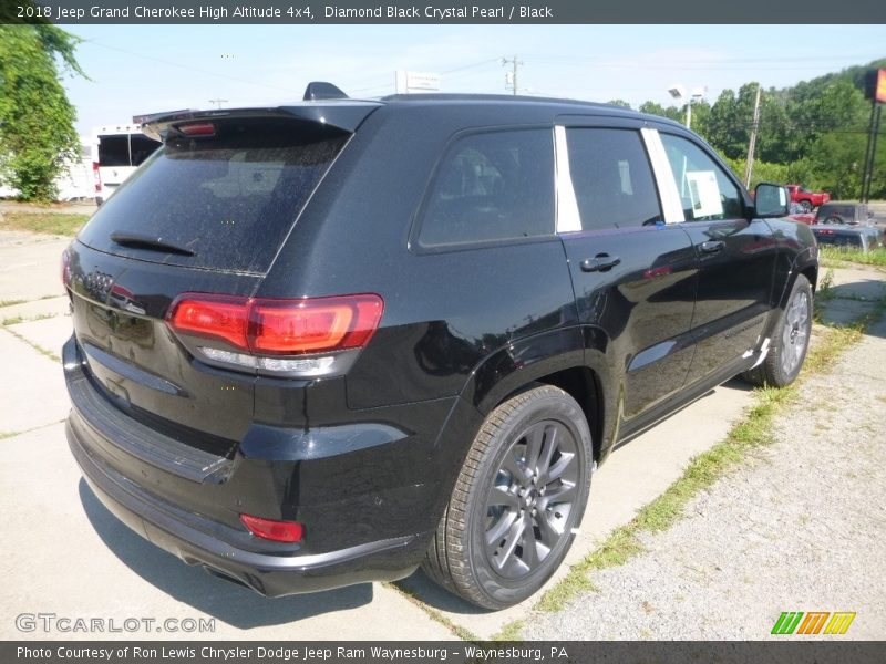 Diamond Black Crystal Pearl / Black 2018 Jeep Grand Cherokee High Altitude 4x4