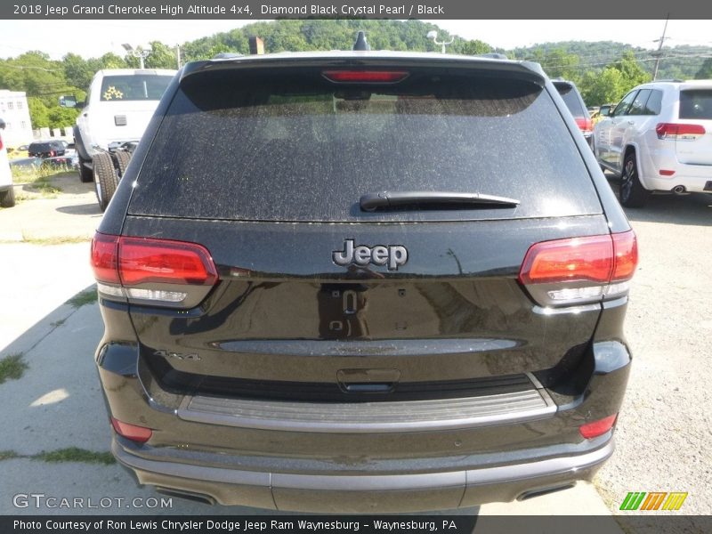 Diamond Black Crystal Pearl / Black 2018 Jeep Grand Cherokee High Altitude 4x4
