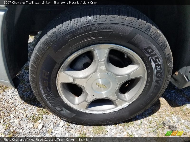 Silverstone Metallic / Light Gray 2007 Chevrolet TrailBlazer LS 4x4