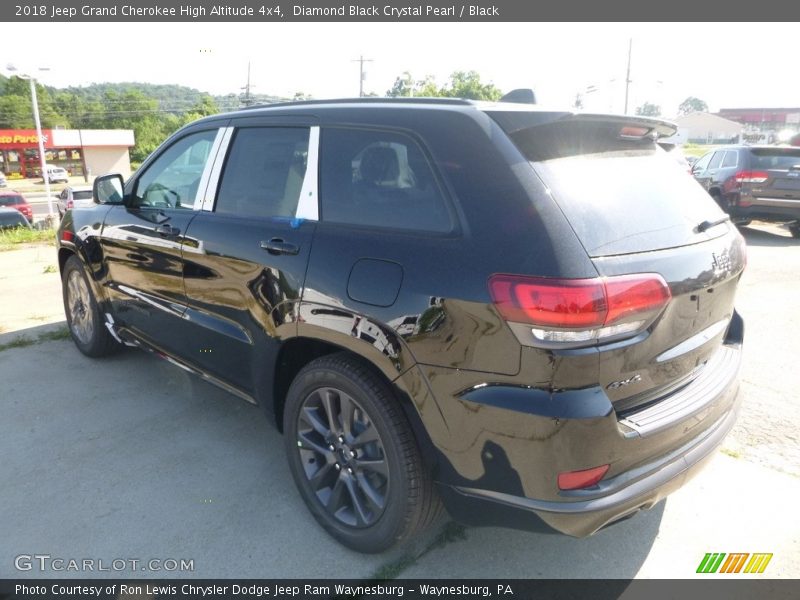 Diamond Black Crystal Pearl / Black 2018 Jeep Grand Cherokee High Altitude 4x4