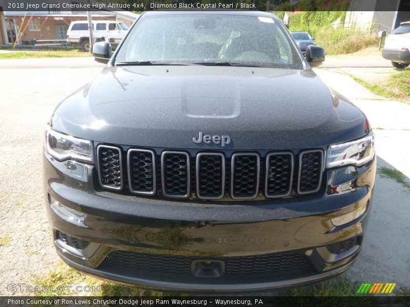 Diamond Black Crystal Pearl / Black 2018 Jeep Grand Cherokee High Altitude 4x4