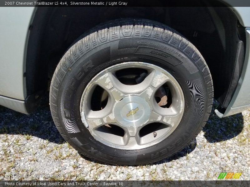 Silverstone Metallic / Light Gray 2007 Chevrolet TrailBlazer LS 4x4