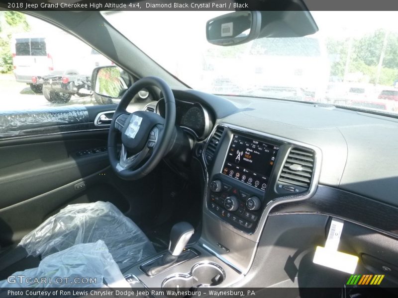 Diamond Black Crystal Pearl / Black 2018 Jeep Grand Cherokee High Altitude 4x4