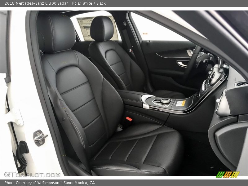 Polar White / Black 2018 Mercedes-Benz C 300 Sedan