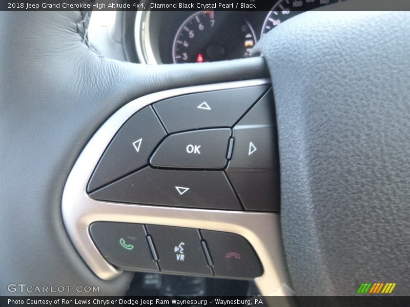 Diamond Black Crystal Pearl / Black 2018 Jeep Grand Cherokee High Altitude 4x4