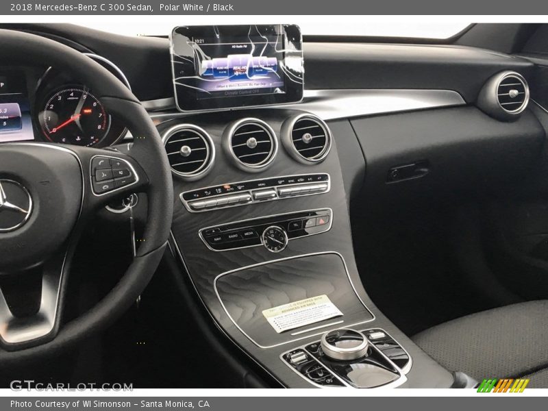 Polar White / Black 2018 Mercedes-Benz C 300 Sedan