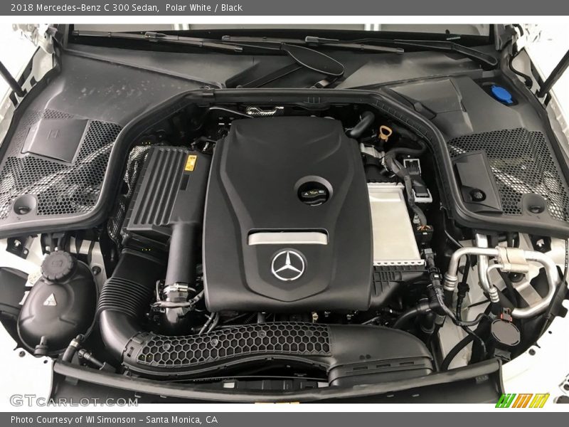 Polar White / Black 2018 Mercedes-Benz C 300 Sedan