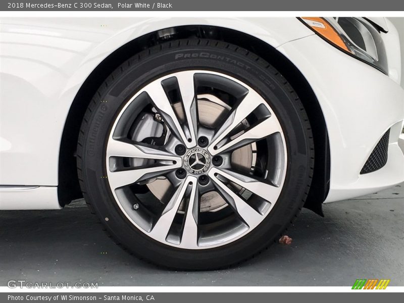 Polar White / Black 2018 Mercedes-Benz C 300 Sedan