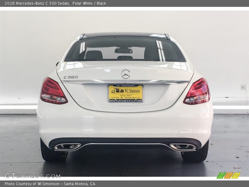 Polar White / Black 2018 Mercedes-Benz C 300 Sedan