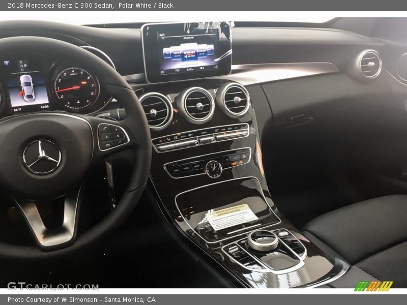 Polar White / Black 2018 Mercedes-Benz C 300 Sedan