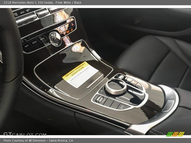 Polar White / Black 2018 Mercedes-Benz C 300 Sedan