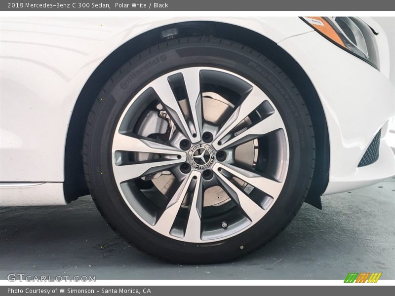 Polar White / Black 2018 Mercedes-Benz C 300 Sedan