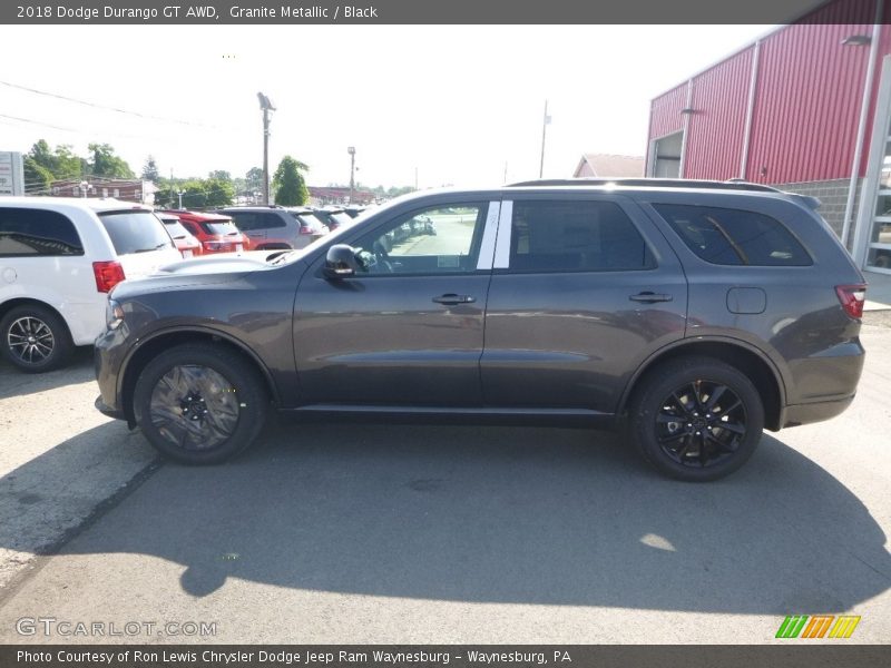 Granite Metallic / Black 2018 Dodge Durango GT AWD