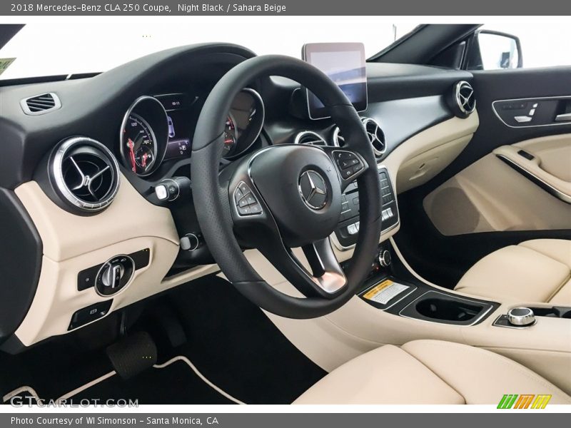Night Black / Sahara Beige 2018 Mercedes-Benz CLA 250 Coupe