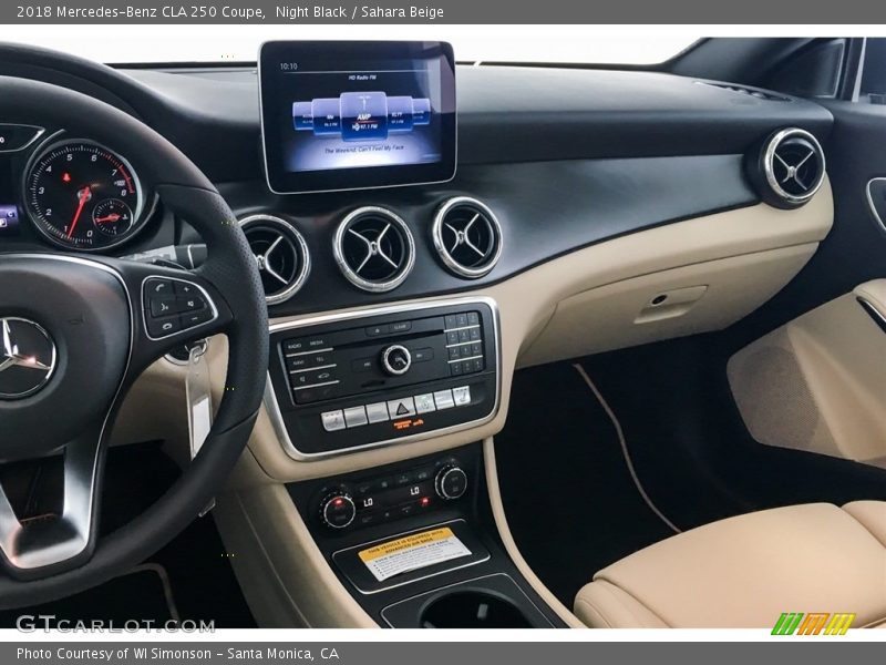 Night Black / Sahara Beige 2018 Mercedes-Benz CLA 250 Coupe