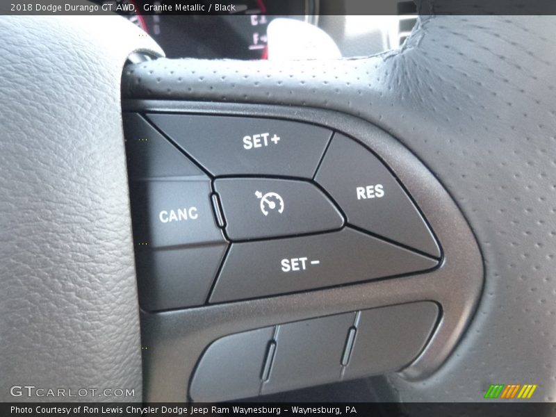 Granite Metallic / Black 2018 Dodge Durango GT AWD