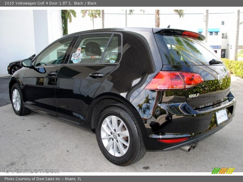 Black / Black 2015 Volkswagen Golf 4 Door 1.8T S