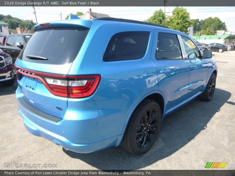 Surf Blue Pearl / Black 2018 Dodge Durango R/T AWD