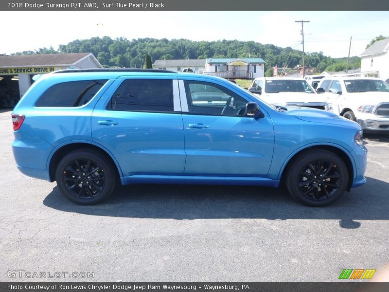Surf Blue Pearl / Black 2018 Dodge Durango R/T AWD