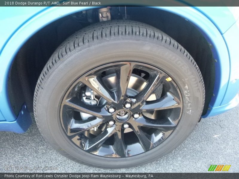 Surf Blue Pearl / Black 2018 Dodge Durango R/T AWD