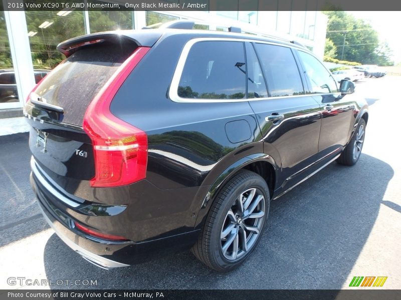 Onyx Black Metallic / Amber 2019 Volvo XC90 T6 AWD Momentum